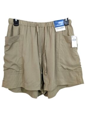 NEW Old Navy High Rise Tan 3.5" Drawstring Shorts - Size Small Womens S - NWT